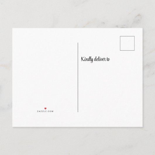 ファミリー素朴懇親会 インビテーションポストカード (裏面)