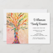 ファミリー素朴懇親会 招待状 (正面)