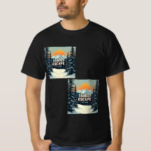 ファミリー脱出国立公園Tシャツ
