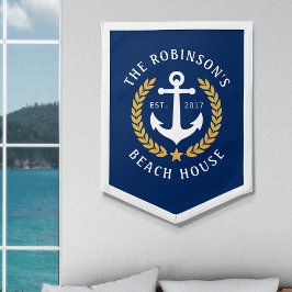 ファミリー航海のビーチハウスいかりローレルスター ペナント