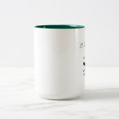 ファミリー航海のレイクハウスグリーンいかりオール ツートーンマグカップ (中央)