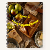 ファミリー記念レシピ ノートブック (正面)