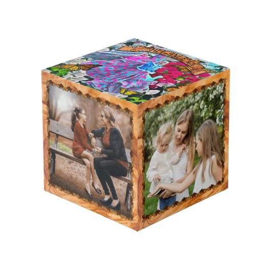 ファミリー踊りと花&蝶PV01 フォトキューブ (正面アングル)