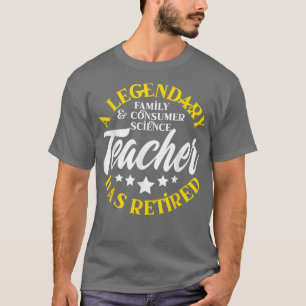 ファミリー退職した&コンシューマー科学先生レティレム Tシャツ