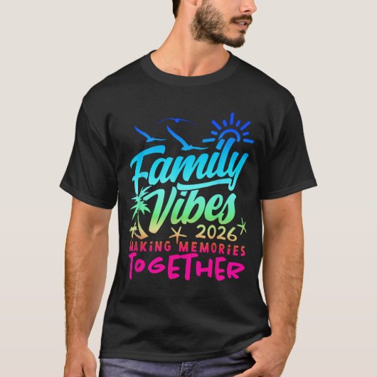ファミリー2026ビーブスファミリー懇親会休暇作成M Tシャツ (正面)