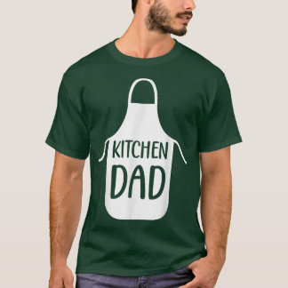 ファミリー365キッチンパパティー、父、料理、シェフ Tシャツ