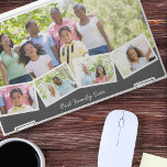 ファミリー5フォトコラージグジグザグストリップ写真 HPラップトップスキン<br><div class="desc">5枚の写真を使用して、ノートパソコンのスキンをお気に入りの作成する。この写真テンプレートは、4つの小さな写真で重ねられるメインの写真をジグザグスタイルのフォトストリップに追加するように設定されている。また、好きな「家族最高の」を編もし集できる。</div>