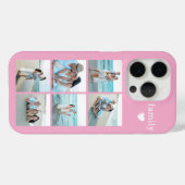ファミリー6枚写真 ピンク Case-Mate iPhoneケース (裏面 (横))