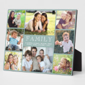 ファミリー8 フォト コラージュ サージュグリーン フォトプラーク (側面)