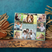 ファミリー8 フォト コラージュ サージュグリーン フォトプラーク (側面)