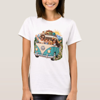 ファミリー・アドベンチャー - ビンテージ・ロードトリップ Tシャツ