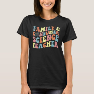 ファミリー・アンド・コンシューマー・サイエンスFacs先生レトロGro Tシャツ