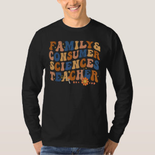 ファミリー・アンド・コンシューマー・サイエンスFacs先生レトロGro Tシャツ