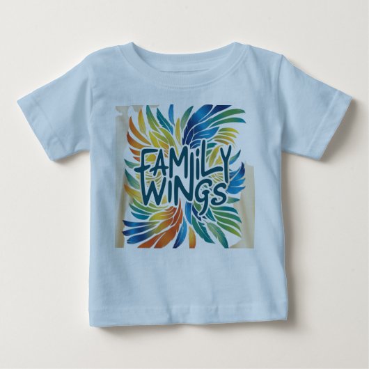 ファミリー・ウィング ベビーTシャツ (正面)