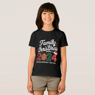 ファミリー クリスマス 2024 マッチングコーデ Xmas スクワッド トライブレンドTシャツ