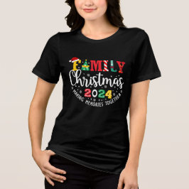 ファミリー クリスマス 2024 マッチング アウトフィット クリスマス スクワッド トライブレンドＴシャツ