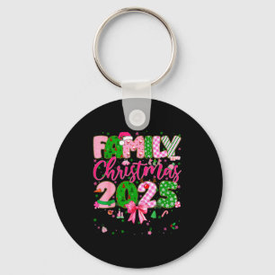 ファミリー クリスマス 2025 マッチングTシャツ クリスマス パジャマ 男の子 キーホルダー