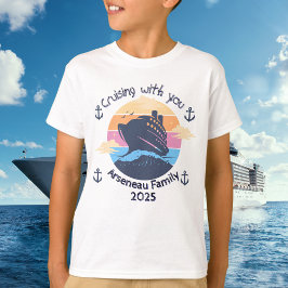 ファミリー クルーズ ブルース キッズ 名入れ Tシャツ