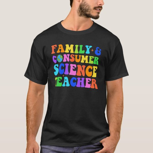 ファミリー&コンシューマー科学先生ハロウィーンSch Tシャツ (正面)