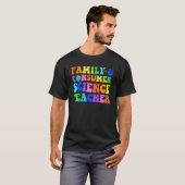 ファミリー&コンシューマー科学先生ハロウィーンSch Tシャツ (正面フル)