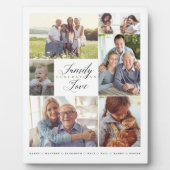 ファミリー・ジェネレーションズ・オブ・ラブカスタム7フォトコラージュ フォトプラーク (正面)