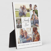 ファミリー・ジェネレーションズ・オブ・ラブカスタム7フォトコラージュ フォトプラーク (側面)