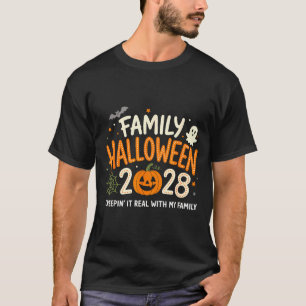 ファミリー ハロウィン 2028 おもしろい カボチャ ゴースト スプーキー Tシャツ