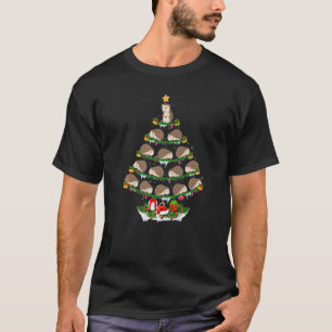 ファミリー パジャマ セット クリスマス マッチング ハリネズミ Xmas Tシャツ