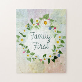 ファミリー・ファースト感動的引用文 ジグソーパズル