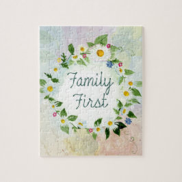 ファミリー・ファースト感動的引用文 ジグソーパズル
