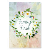 ファミリー・ファースト感動的引用文 テーブルナンバー (裏面)