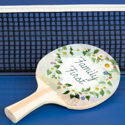 ファミリー・ファースト感動的引用文 卓球ラケット (インサイチュ)