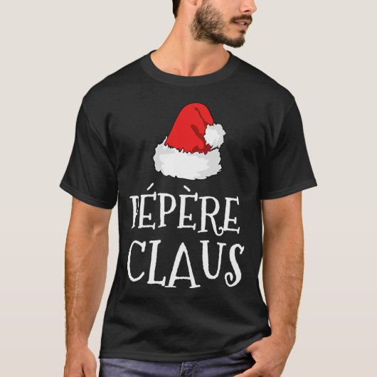 ファミリー ペペレクラウス クリスマス サンタの帽子 おそろい Tシャツ (正面)