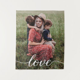 『ファミリー・ラブ・スクリプパーソナライズされたト』 タペストリー