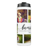 ファミリーalways forever 5フォトコラージュ引用文スイート タンブラー (正面)