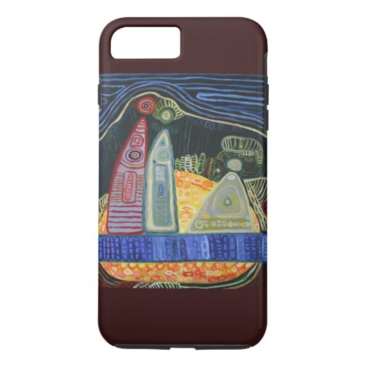 ファミリーApple iPhone 8 Plus/7 Plus、タフ Case-Mate iPhoneケース (裏面)