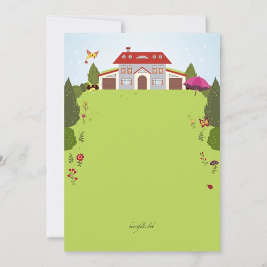 ファミリーBBQ招待状 招待状 (裏面)