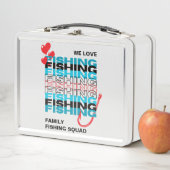 ファミリーLOVE魚釣りチーム分隊 メタルランチボックス (インサイチュ)