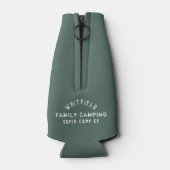 ファミリーRVキャンピングウッドランドレトロバケーションカスタム ボトルクーラー (裏面)