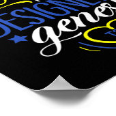 ファミリーT21ワールドダウン症候群認識度デイキッズ ポスター (角)