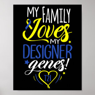 ファミリーT21ワールドダウン症候群認識度デイキッズ ポスター