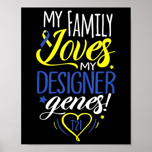 ファミリーT21ワールドダウン症候群認識度デイキッズ ポスター (正面)