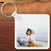 ファミリ両面両面アルミニウムキーチェーン キーホルダー (正面)