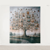 ファミリ写真ツリー03 タペストリー (正面)