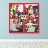 ファミリ写真パーソナライズされたキャンバス印刷 キャンバスプリント (インサイチュ (ウッドフロア))