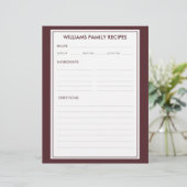 ファミリ千鳥格子の名レシピ挿入 (スタンド正面)