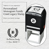 ファミリ名の壁デカール セルフインキングスタンプ