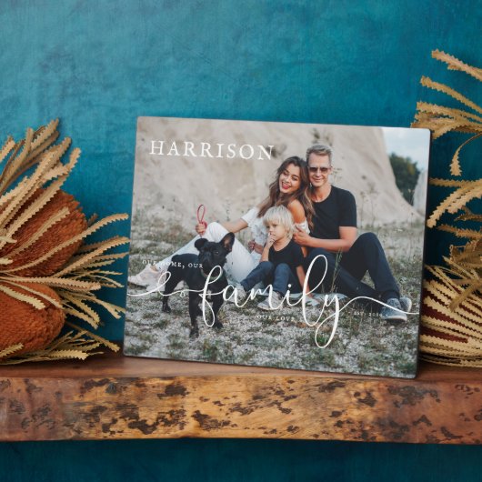 ファミリ名の確定日 |写真とタイポグラフィ フォトプラーク (側面)