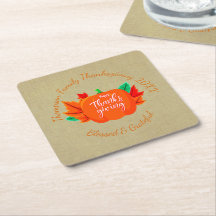 ファミリ名を追加文字感謝祭カボチャ