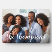 ファミリ名オーバーレイ写真 フォトプラーク (正面)